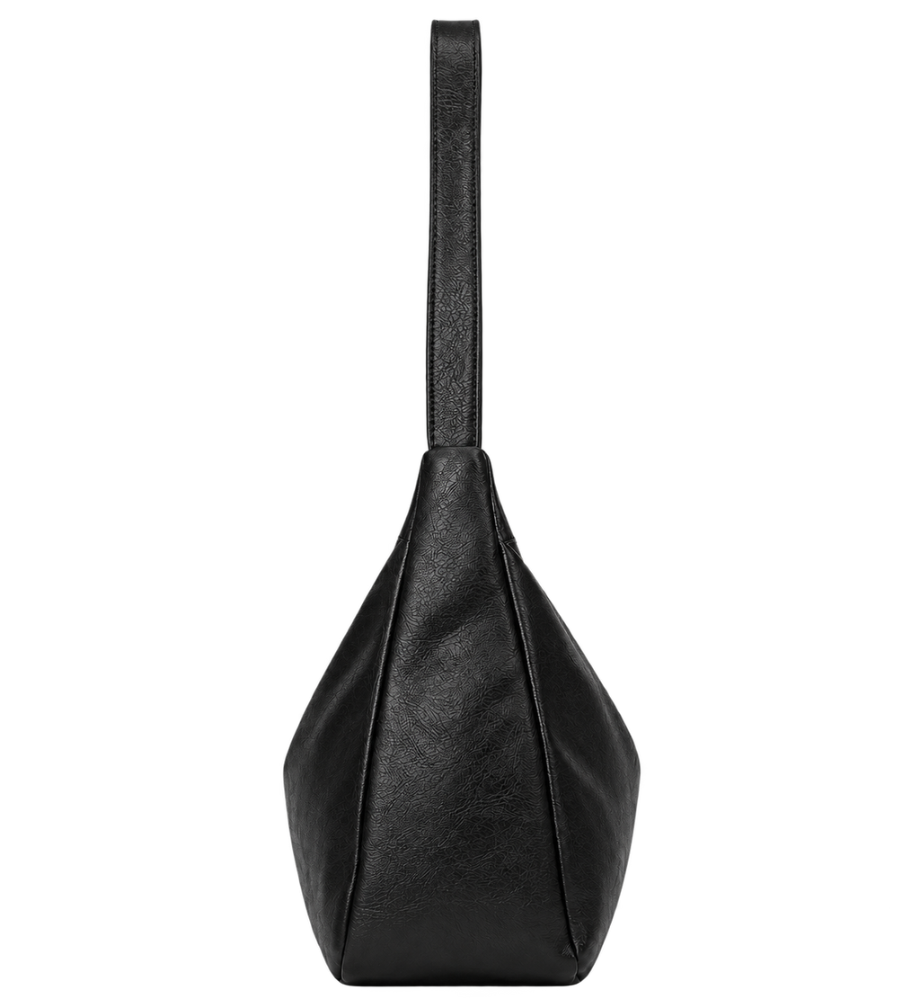 Women’s Vegan Leather Hobo Shoulder Bag, Large Capacity Tote