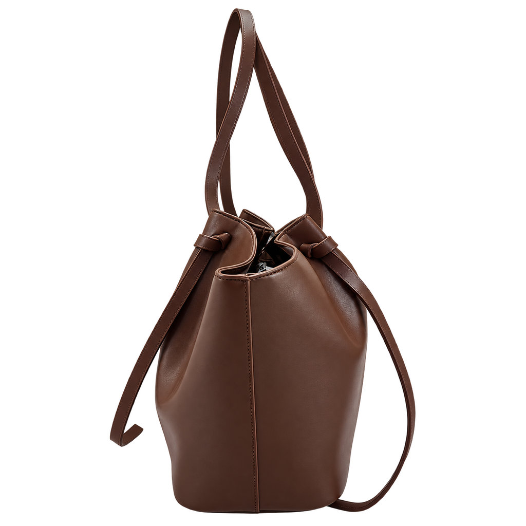Large Trapeze Shoulder Bag for Women, PU Leather Tote Handbag with Metal Lock, Spacious Everyday Commute Bag