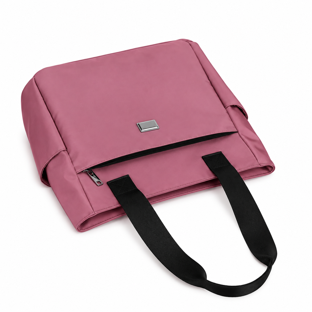 Waterproof Nylon Tote Bag for Women, Large Capacity Shoulder Handbag for Work, School & Travel