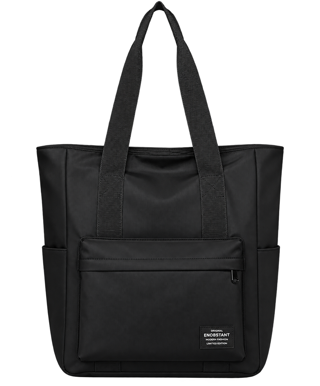 Waterproof Large Tote Bag for Men & Women, Casual Shoulder Handbag with Front Pocket