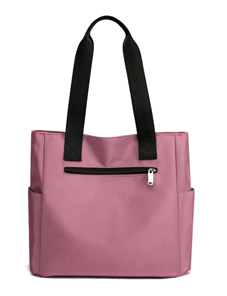 Waterproof Nylon Tote Bag for Women, Large Capacity Shoulder Handbag for Work, School & Travel